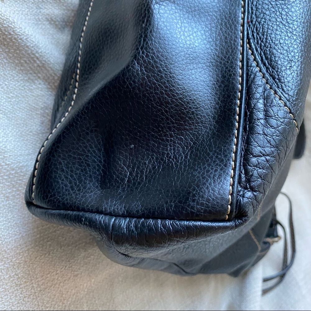 The Sak Black Leather Shoulder Bag - Picture 9 of 11